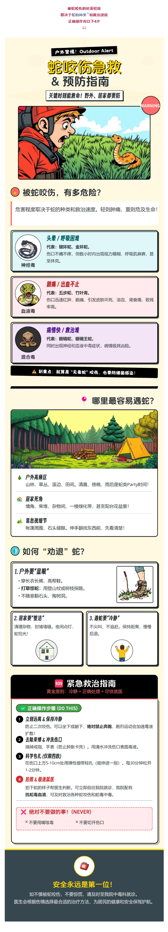 医学科普｜蛇咬伤急救&预防指南，关键时刻能救命.png